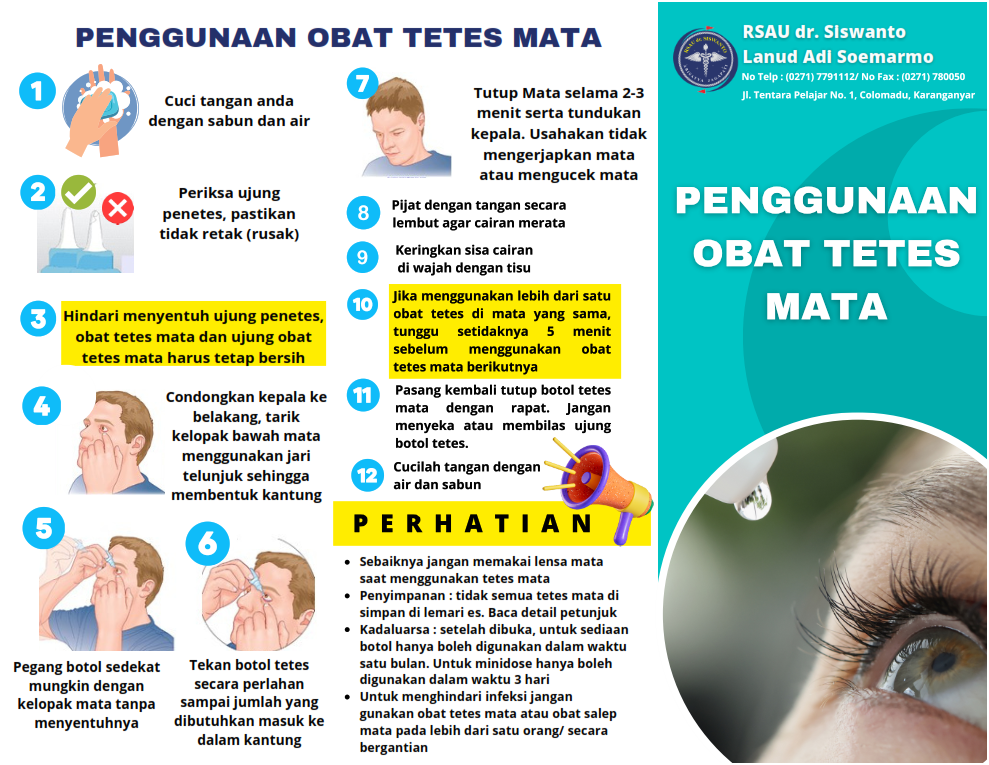 Penggunaan Tetes Mata dan Telinga